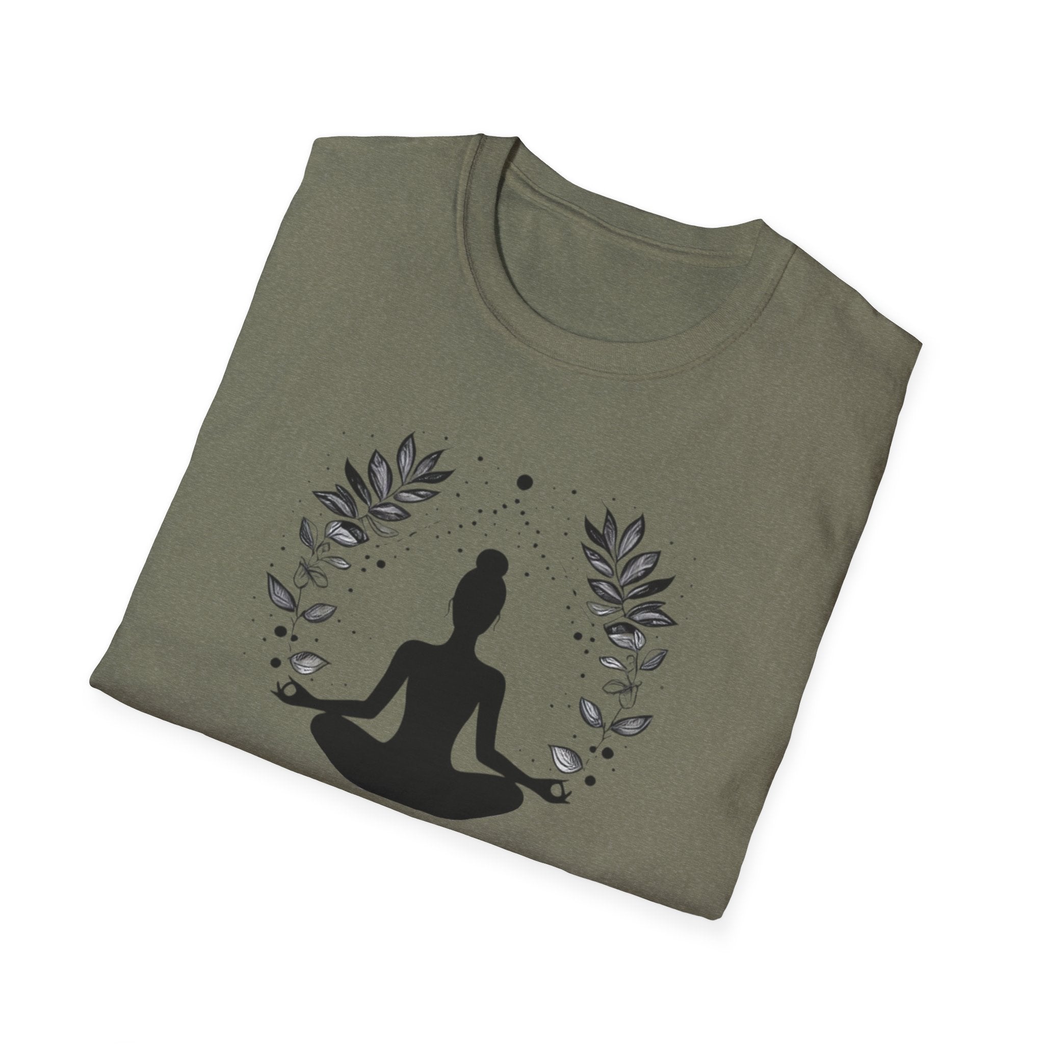 Peaceful Meditation Unisex Softstyle T-Shirt - Mindfulness & Relaxation Wear