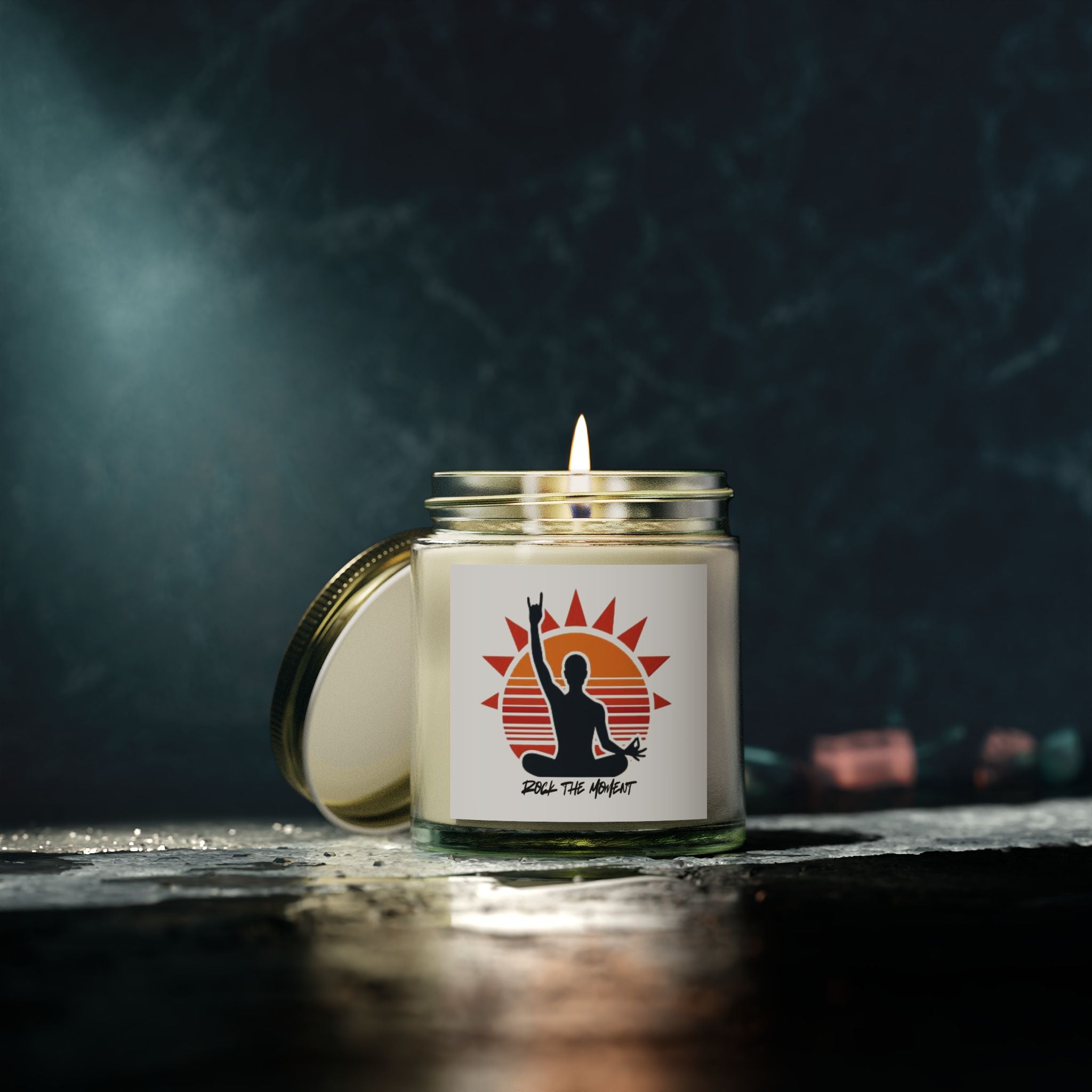 Rock The Moment Scented Candle - (4oz, 9oz) with Sun Design