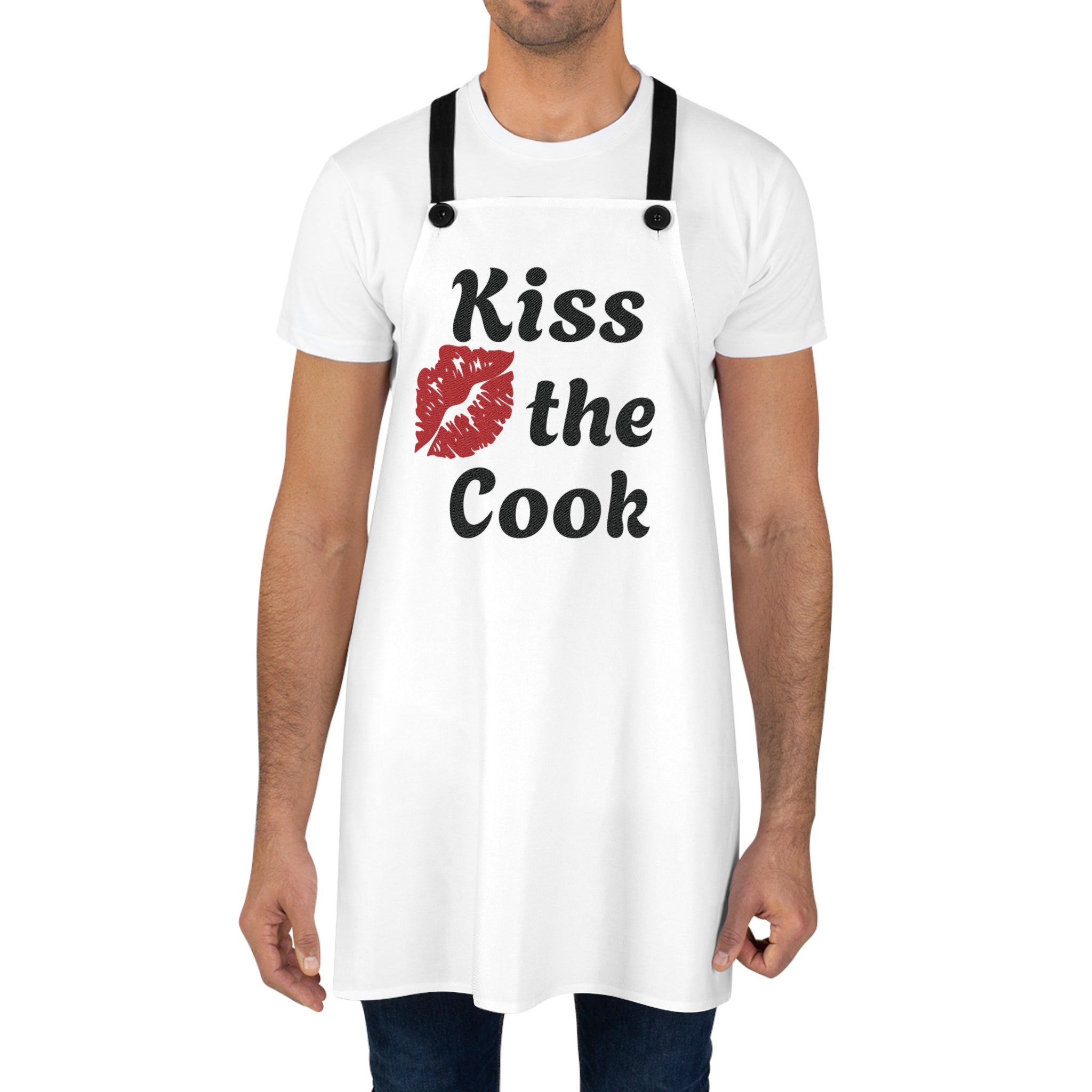 Kiss the Cook Apron - Fun Cooking Gift for Chefs & Home Cooks