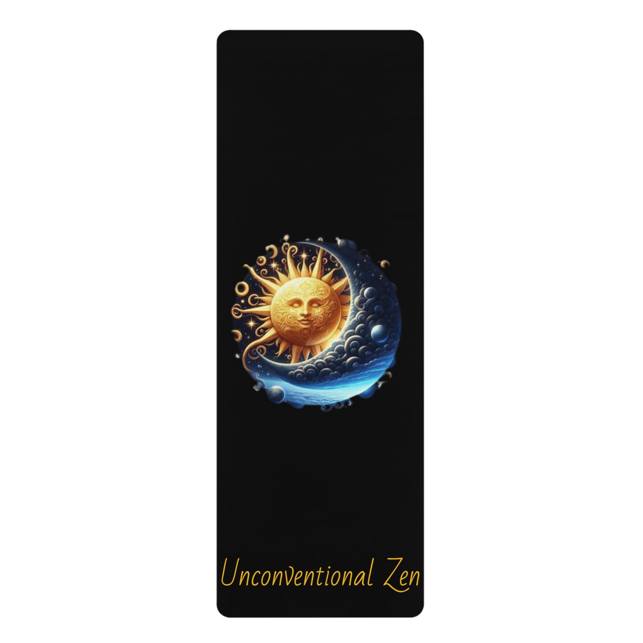 Sun/Moon Salutations Rubber Yoga Mat