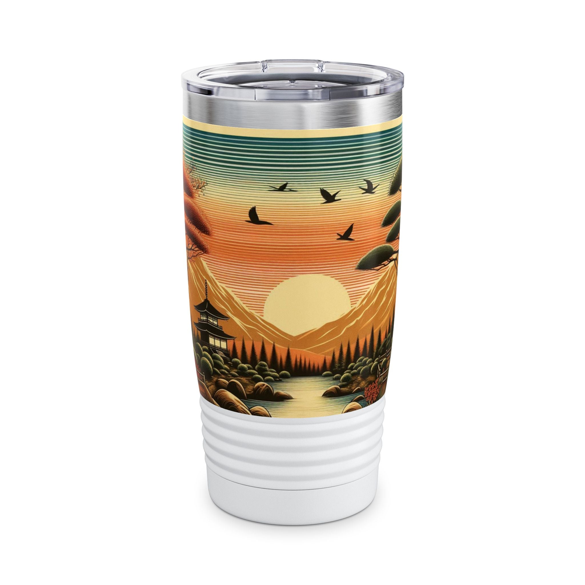 Zen Mountain Sunset Ringneck Tumbler - 20oz