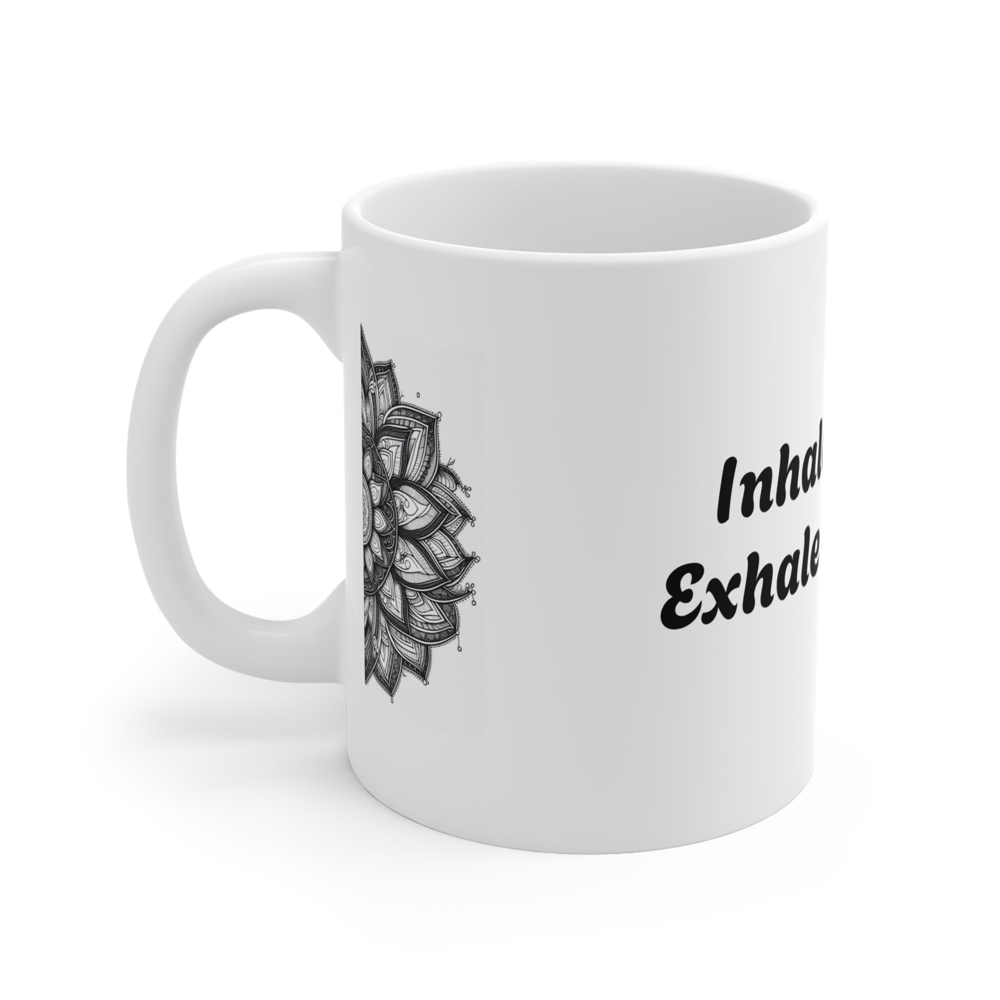 Inhale Coffee Exhale Gratitude Mug 11oz