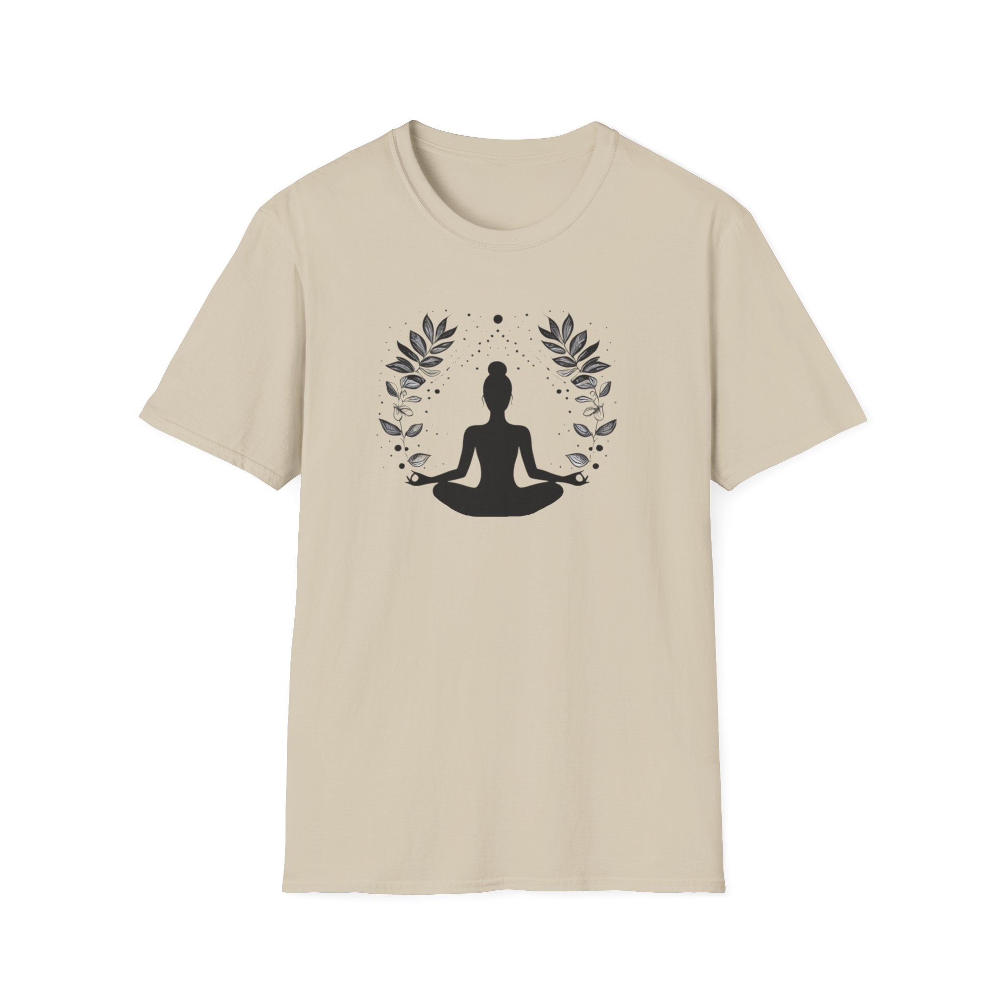 Peaceful Meditation Unisex Softstyle T-Shirt - Mindfulness & Relaxation Wear