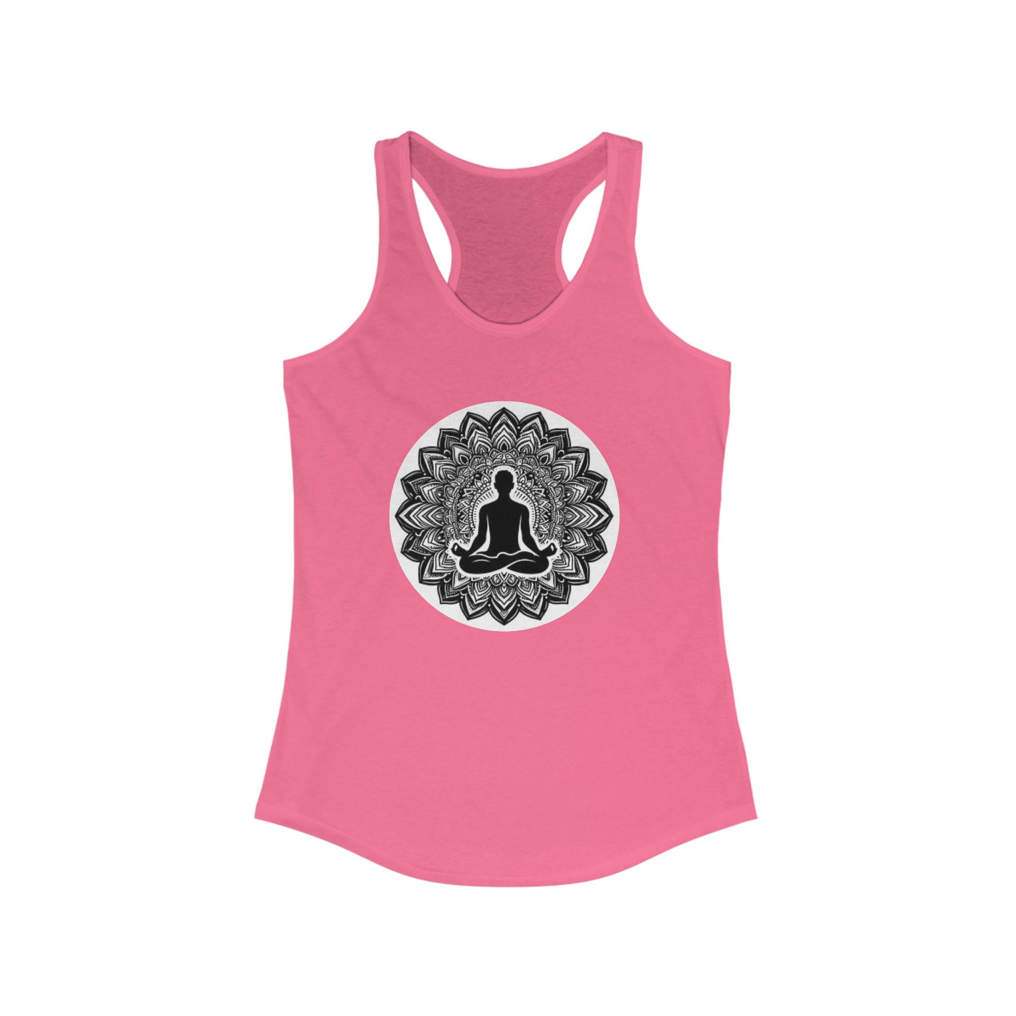 Mindful Mandala Women's Racerback Tank Top - Ideal for Yoga and Mindfulness