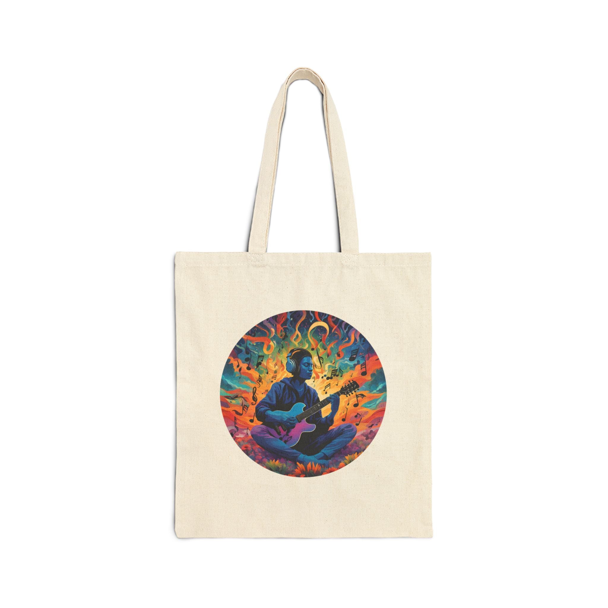 Amplify Your Inner Peace- Cotton Canvas Tote Bag | Eco Friendly and Stylish