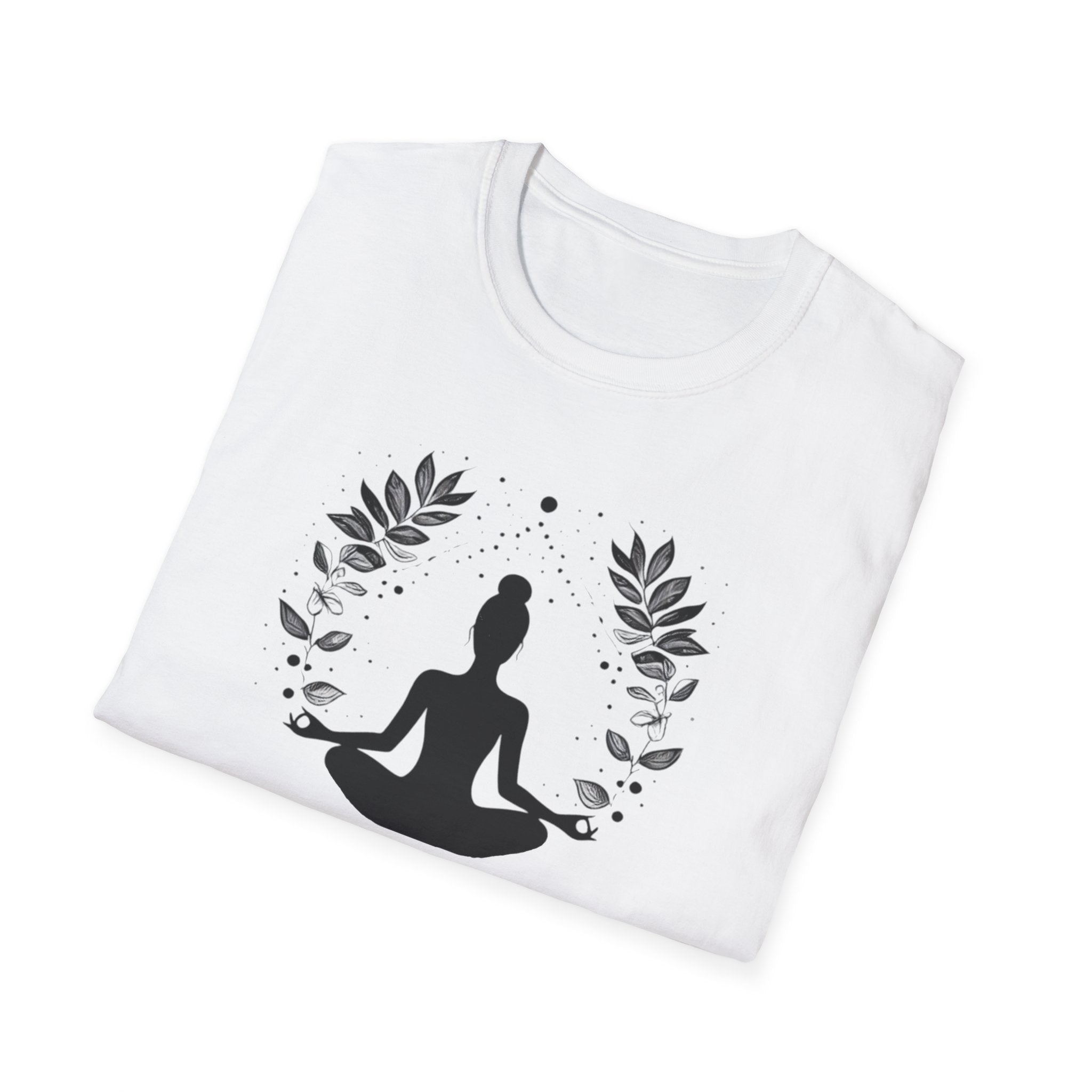 Peaceful Meditation Unisex Softstyle T-Shirt - Mindfulness & Relaxation Wear