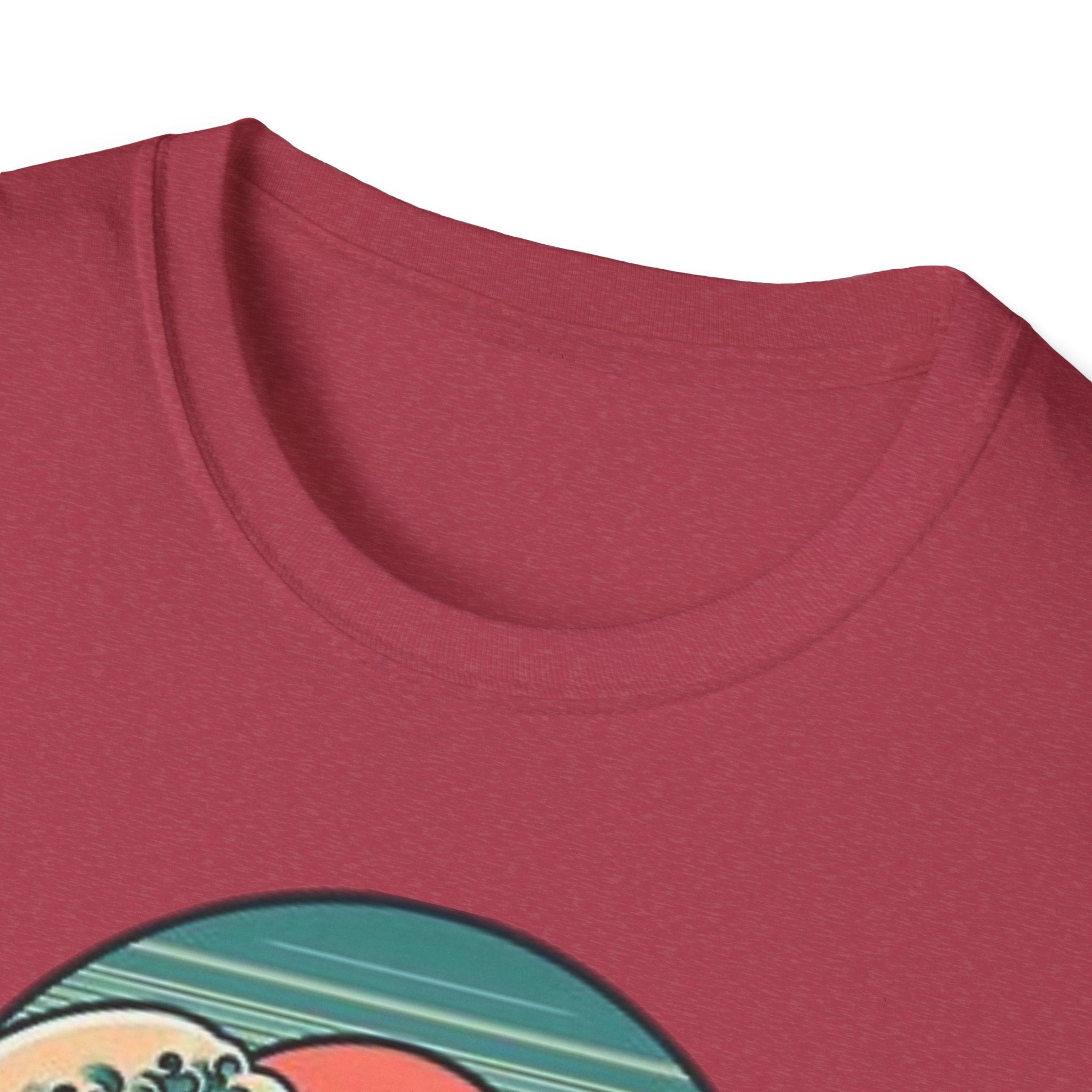 Vintage Wave Unisex Softstyle T-Shirt - Perfect for Beach Lovers & Outdoor Adventures