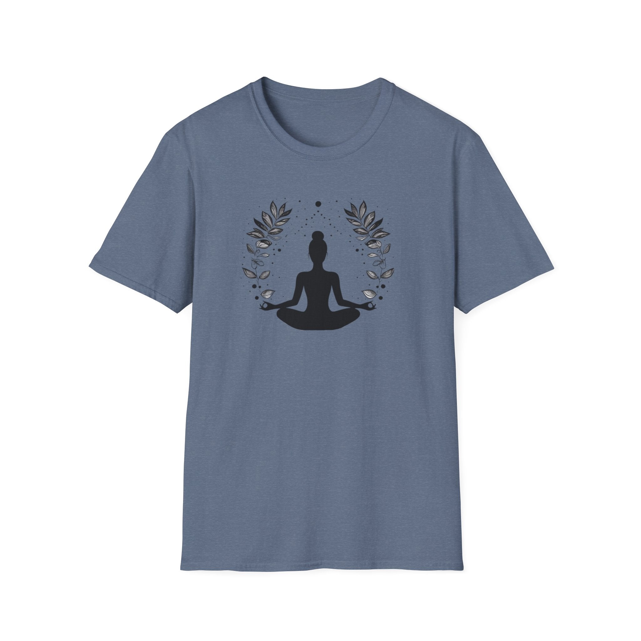 Peaceful Meditation Unisex Softstyle T-Shirt - Mindfulness & Relaxation Wear