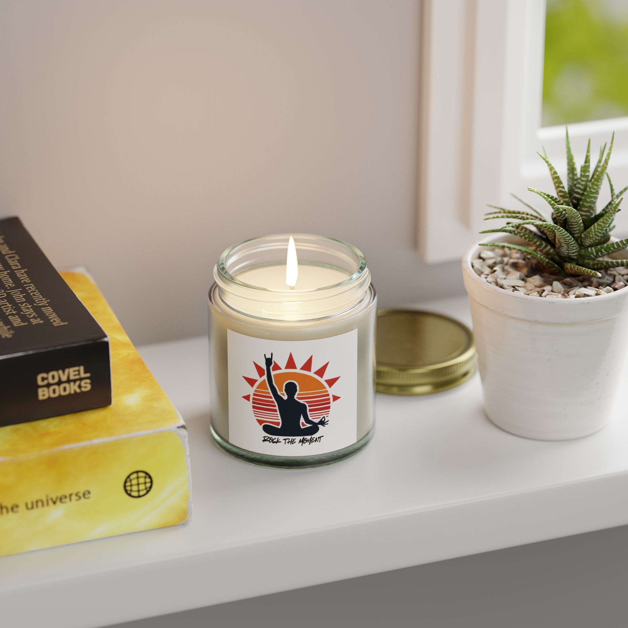 Rock The Moment Scented Candle - (4oz, 9oz) with Sun Design