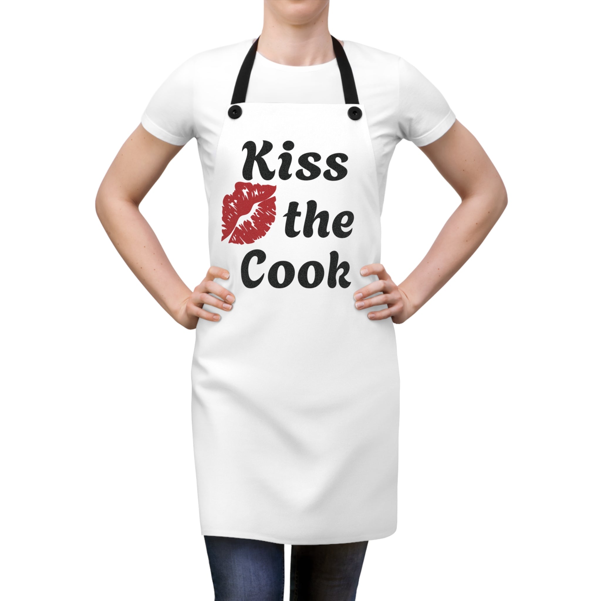 Kiss the Cook Apron - Fun Cooking Gift for Chefs & Home Cooks