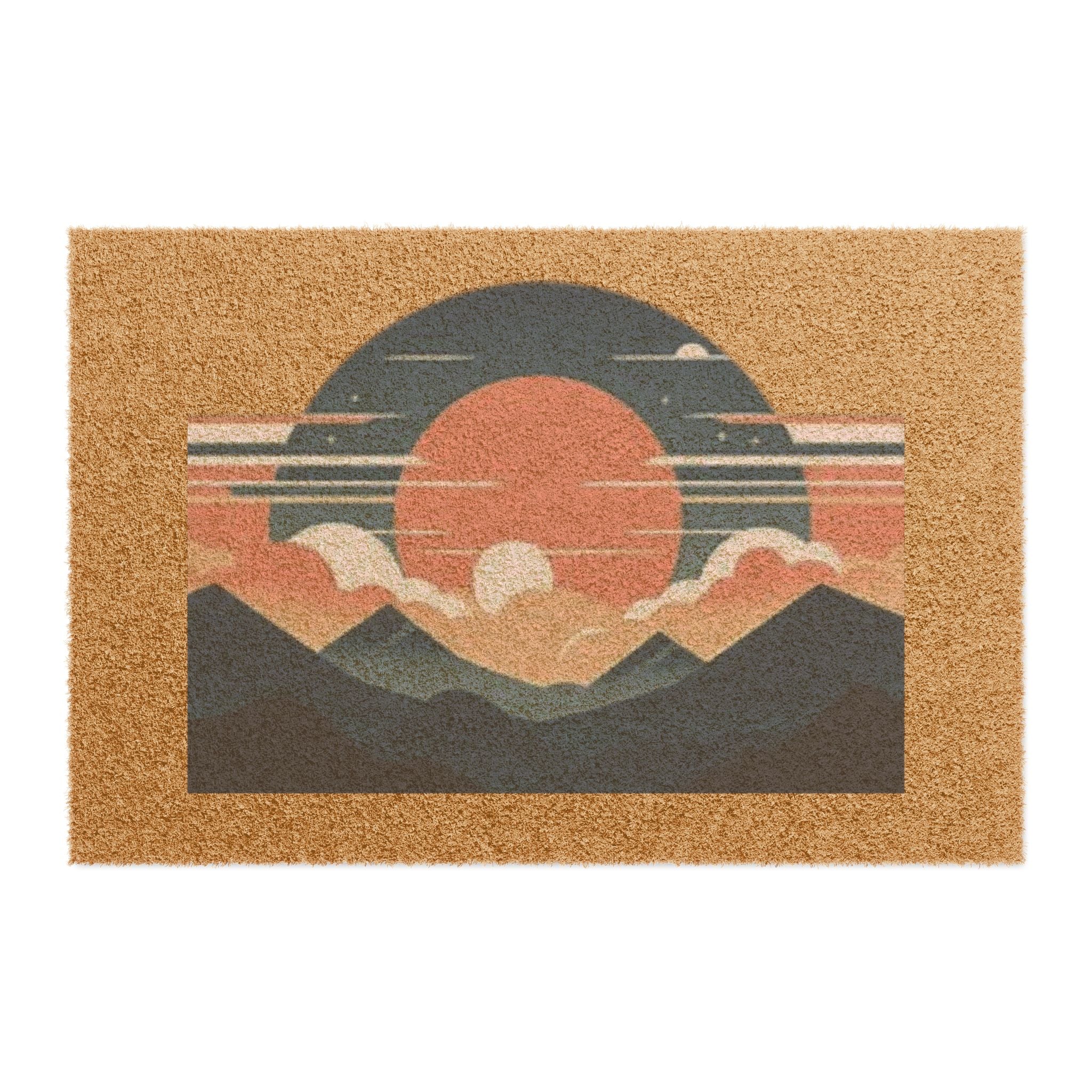 Retro Horizons Doormat