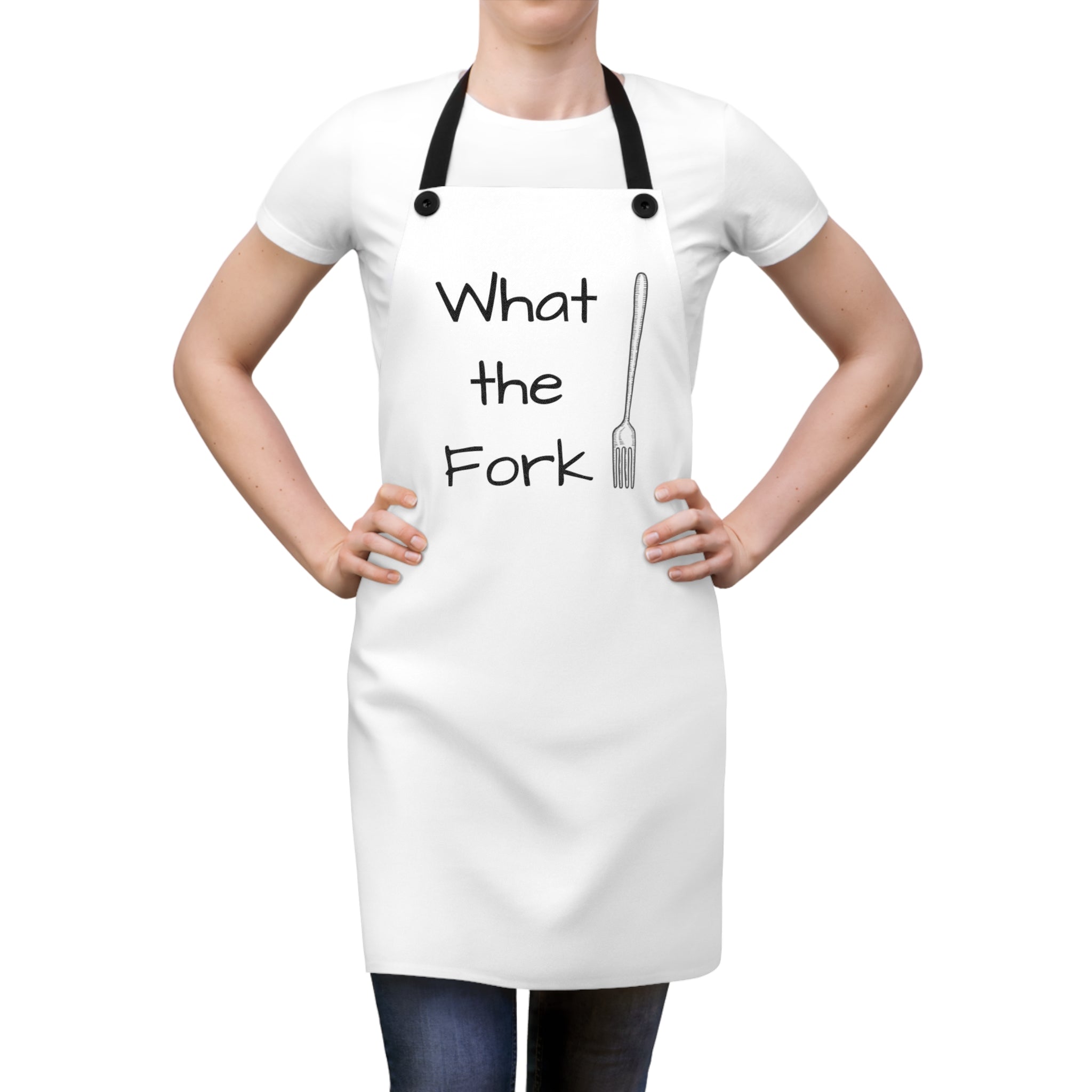 "What the Fork"  Funny Kitchen Apron -