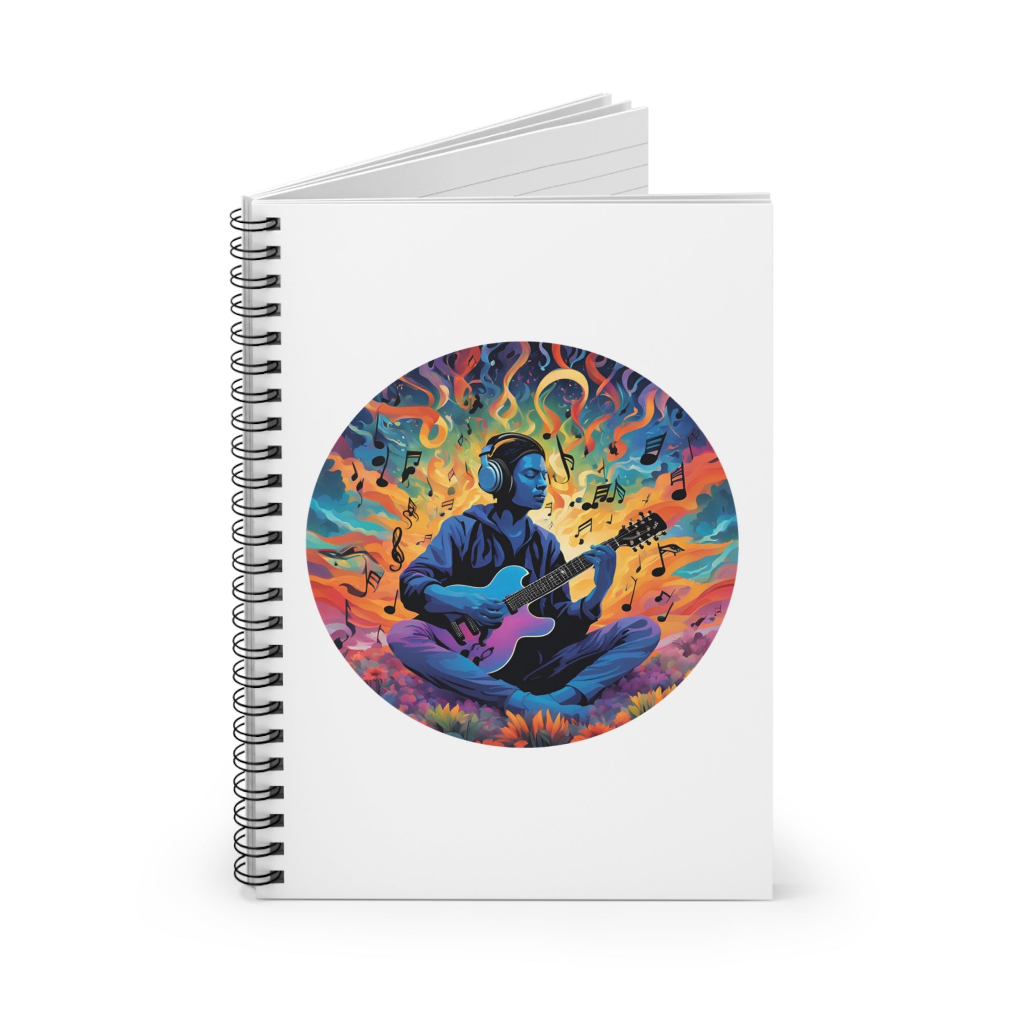 Amplify Your Inner Peace Spiral Notebook - Ruled Line