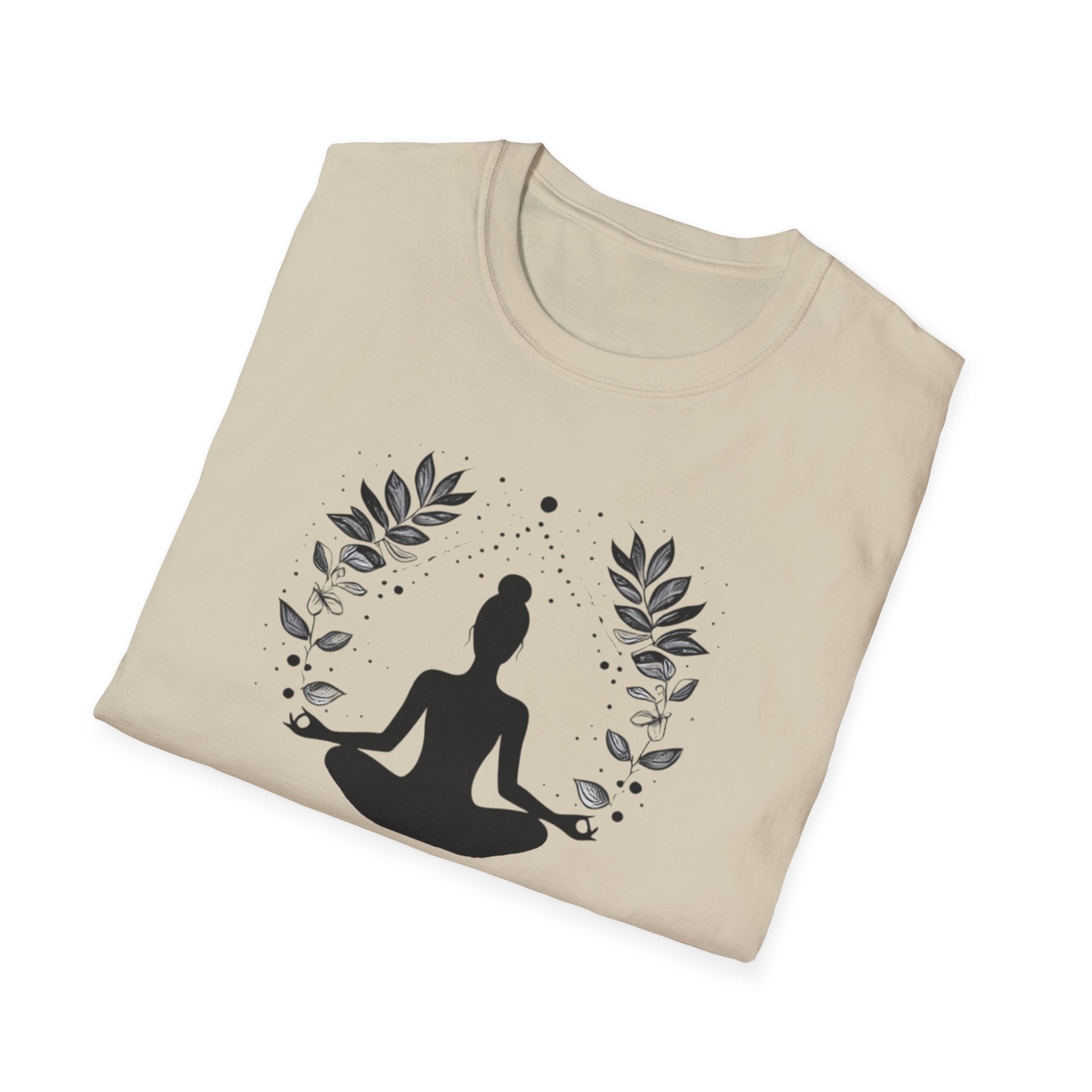 Peaceful Meditation Unisex Softstyle T-Shirt - Mindfulness & Relaxation Wear