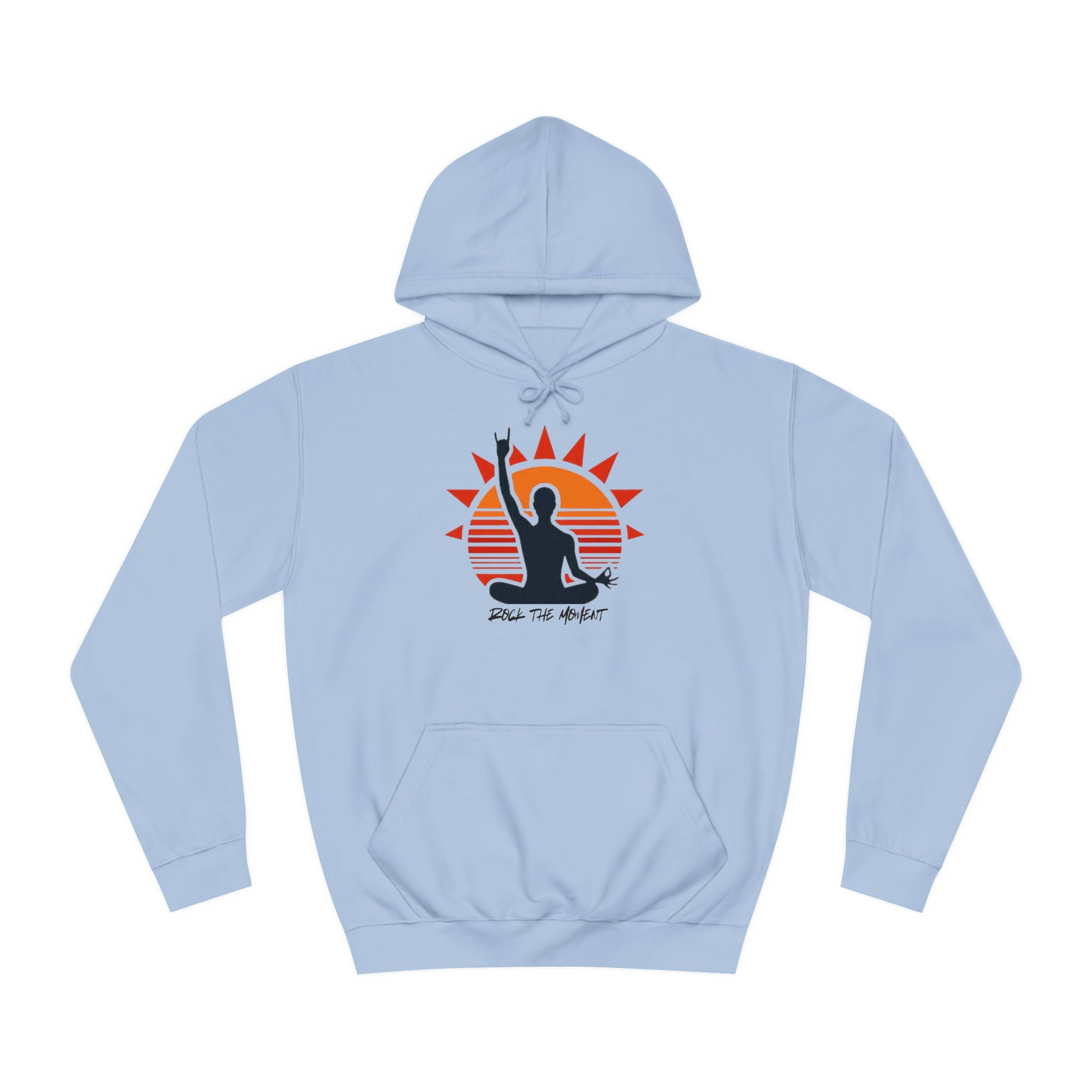 'Rock The Moment' Unisex College Hoodie - Cozy  Vibe