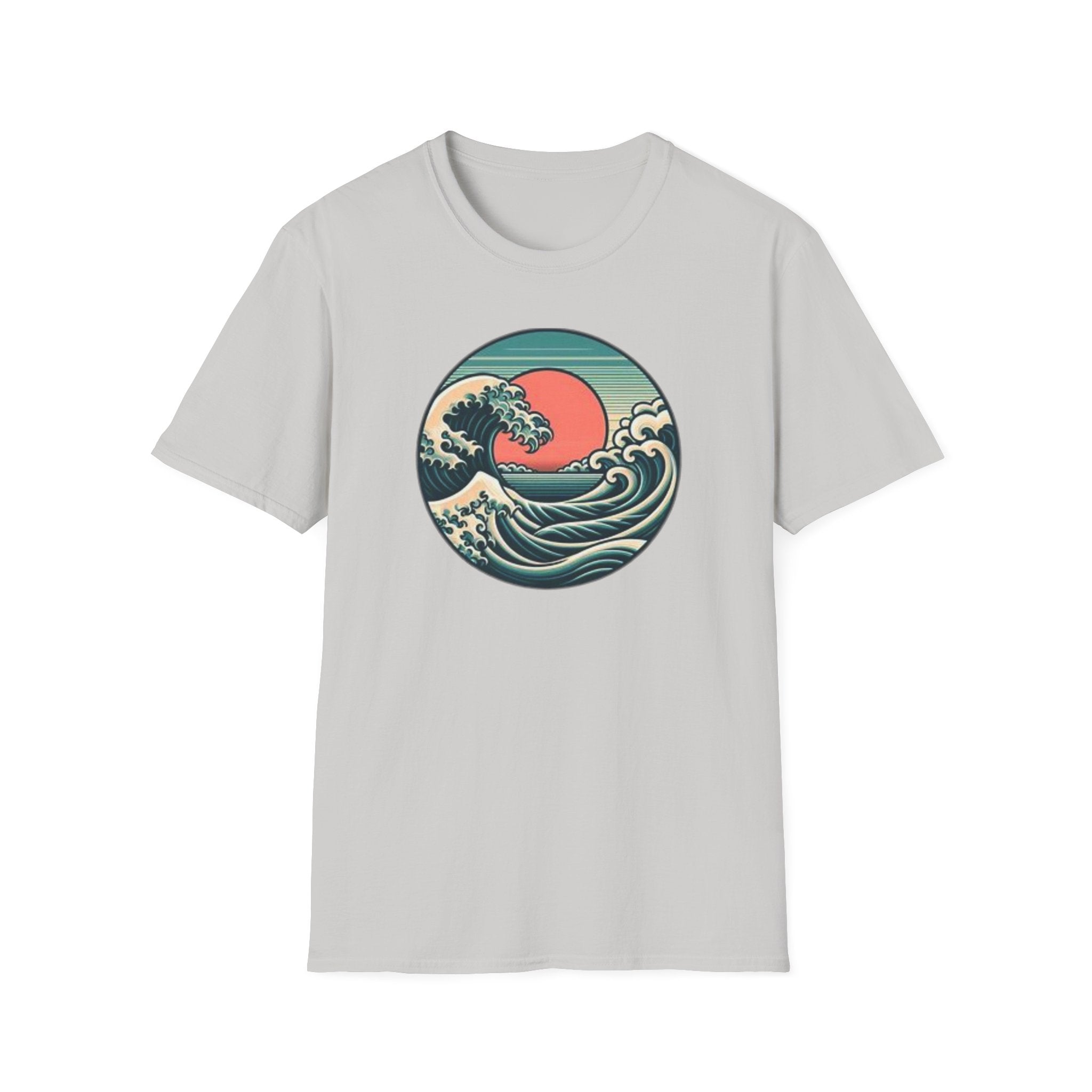 Vintage Wave Unisex Softstyle T-Shirt - Perfect for Beach Lovers & Outdoor Adventures