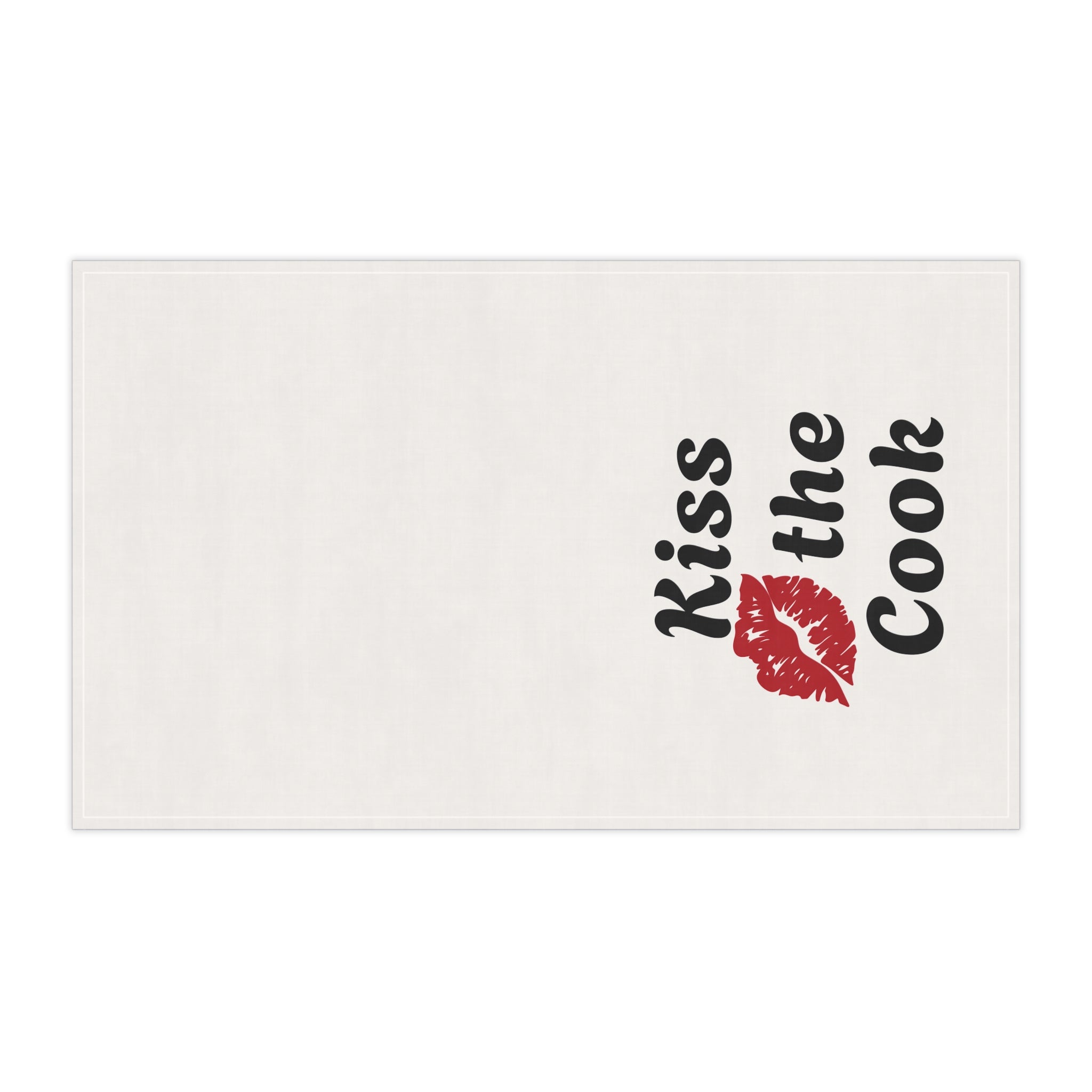 Kiss the Cook Tea Towels - Fun Cotton Kitchen Towels for Cooking Enthusiasts