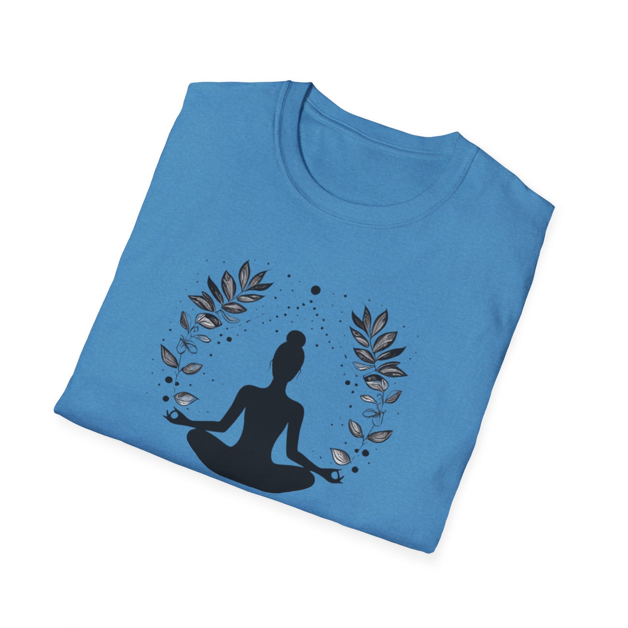 Peaceful Meditation Unisex Softstyle T-Shirt - Mindfulness & Relaxation Wear