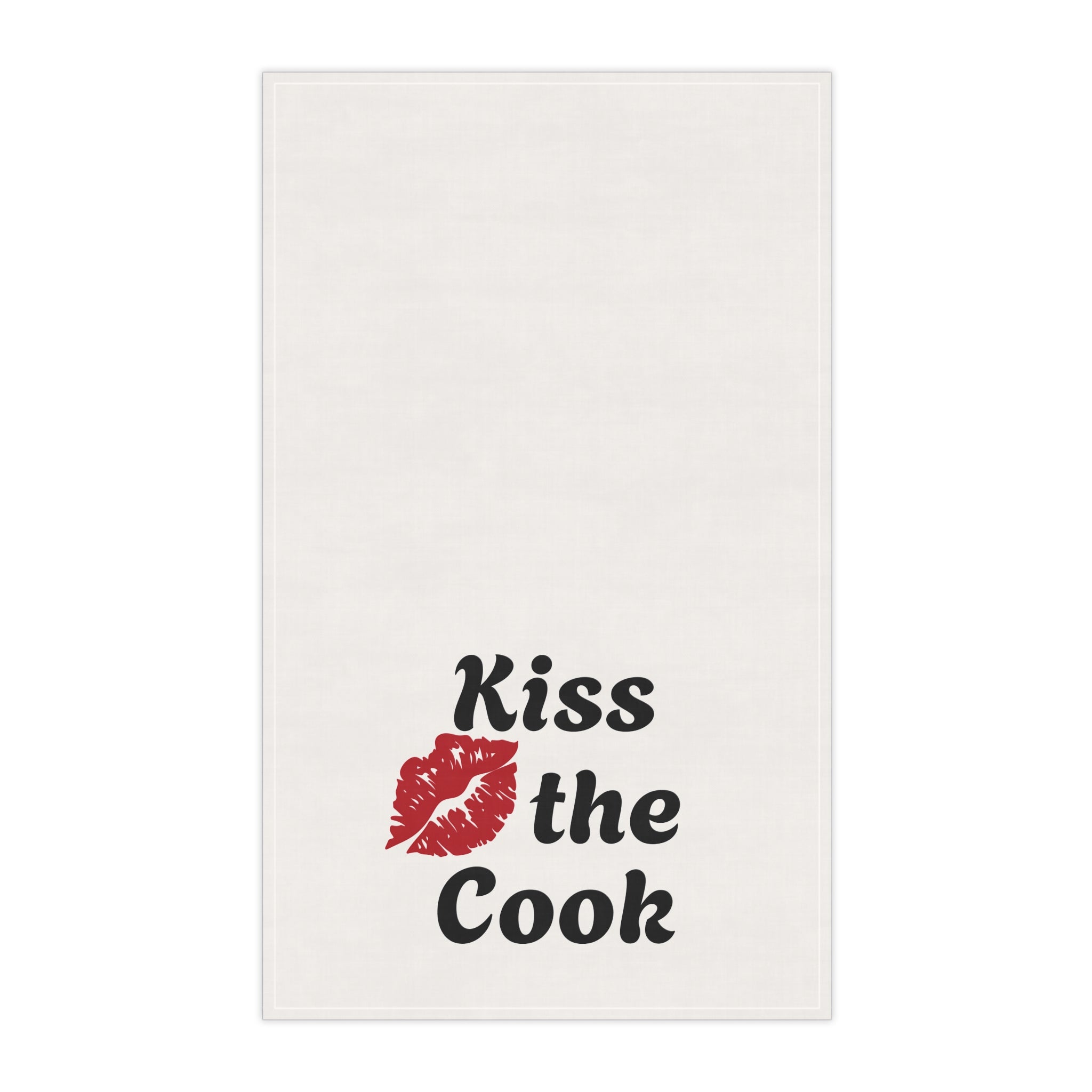 Kiss the Cook Tea Towels - Fun Cotton Kitchen Towels for Cooking Enthusiasts