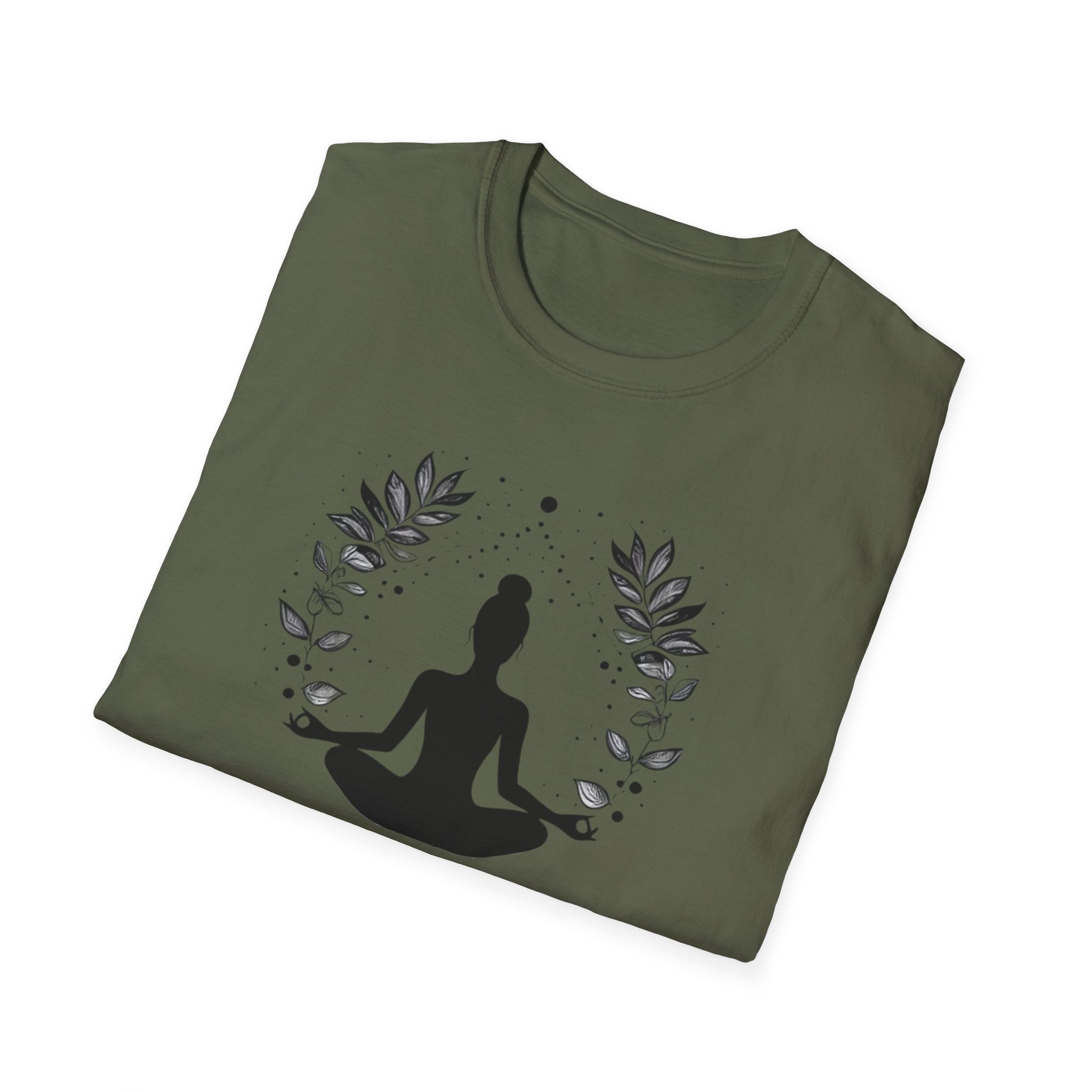 Peaceful Meditation Unisex Softstyle T-Shirt - Mindfulness & Relaxation Wear