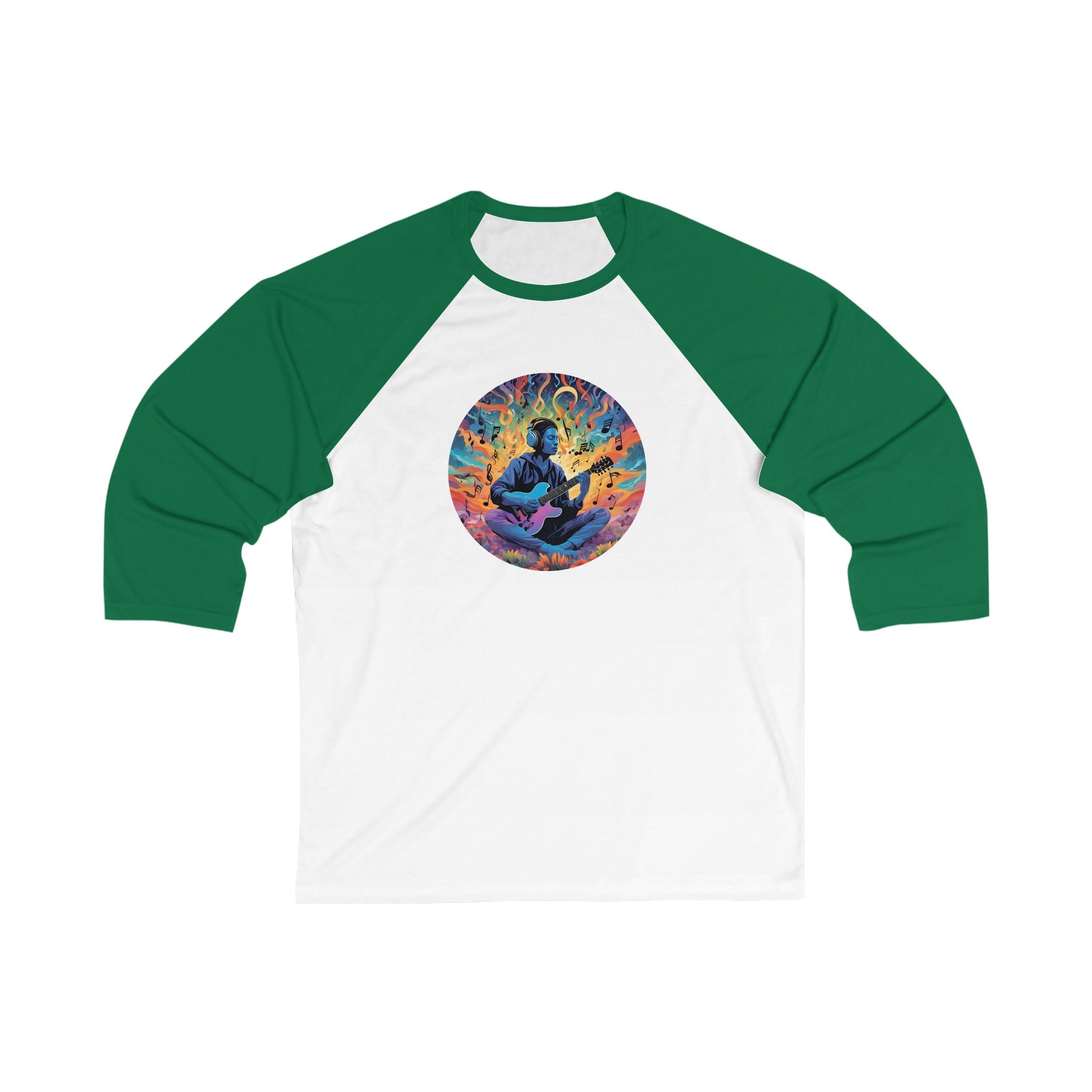 Amplify Your Inner Peace Unisex 3\4 Sleeve Baseball Tee