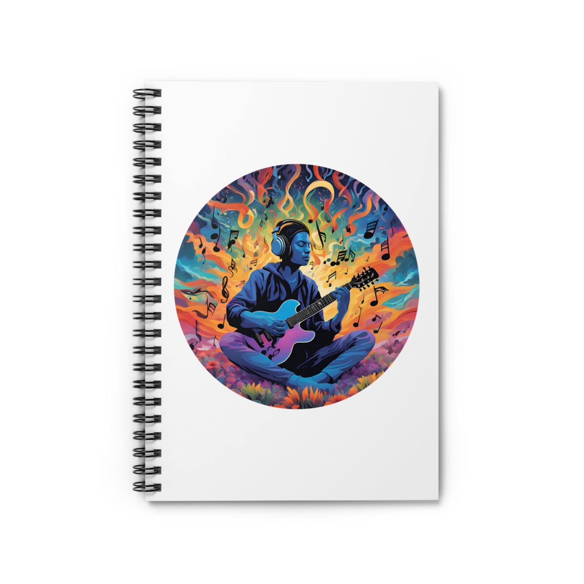 Amplify Your Inner Peace Spiral Notebook - Ruled Line