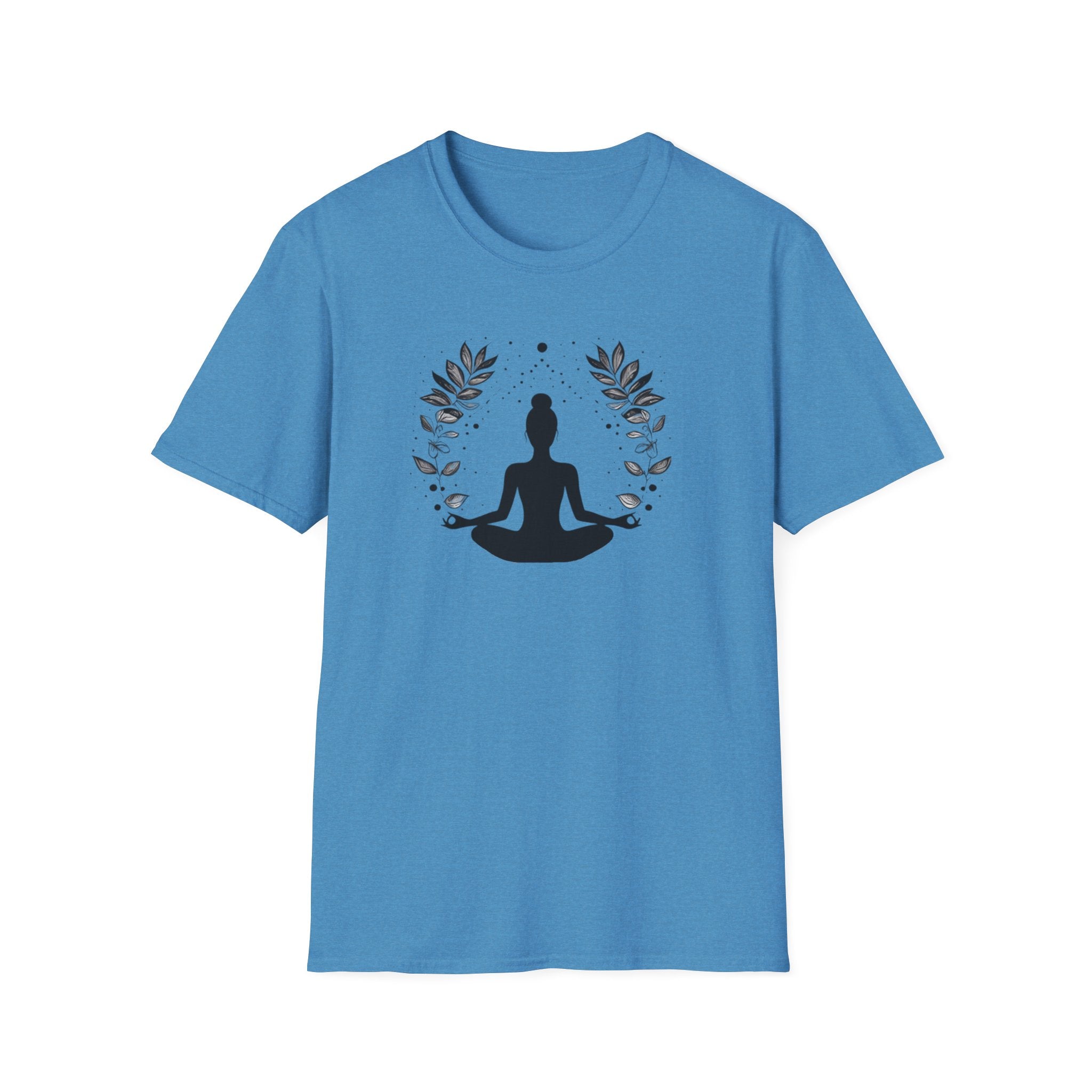 Peaceful Meditation Unisex Softstyle T-Shirt - Mindfulness & Relaxation Wear