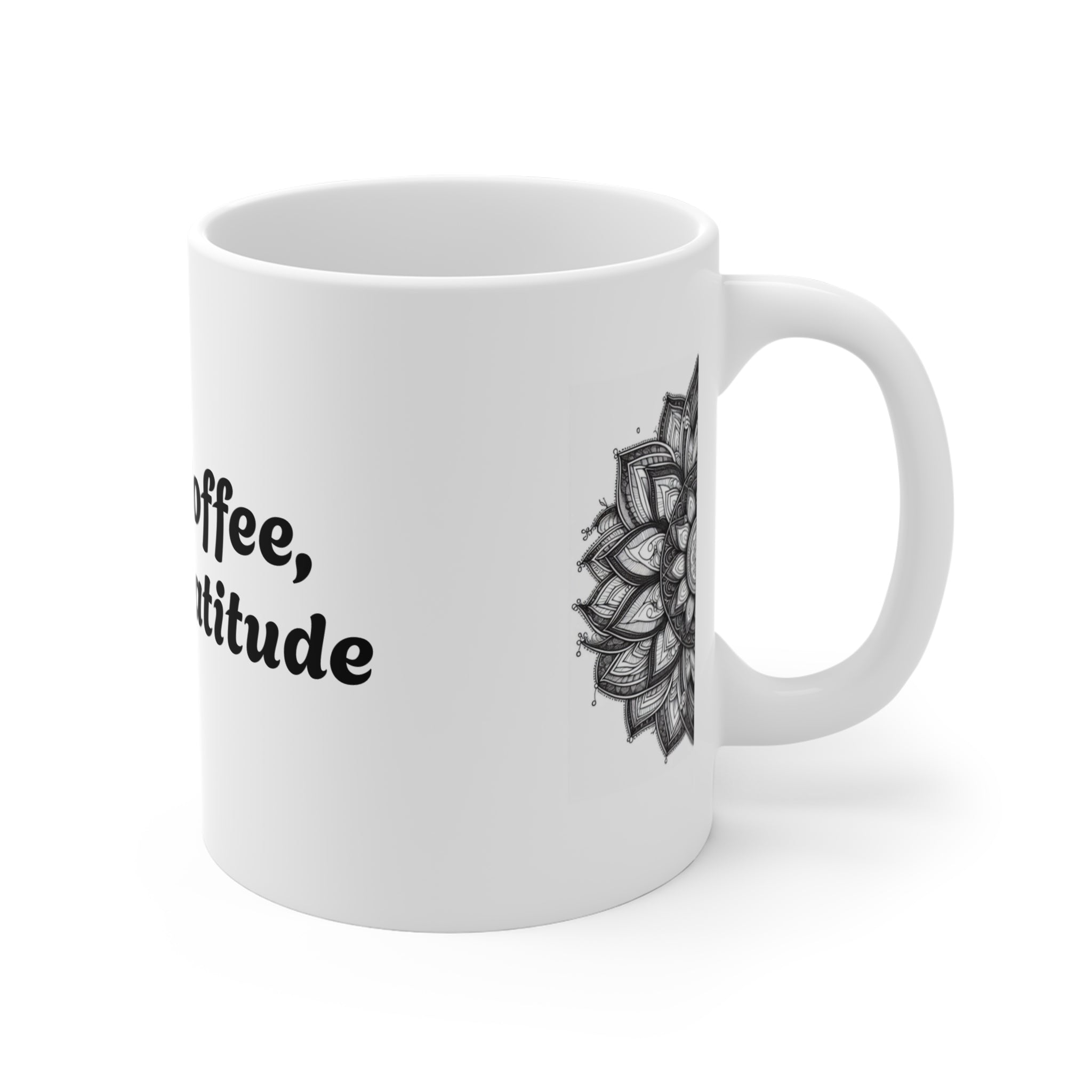 Inhale Coffee Exhale Gratitude Mug 11oz