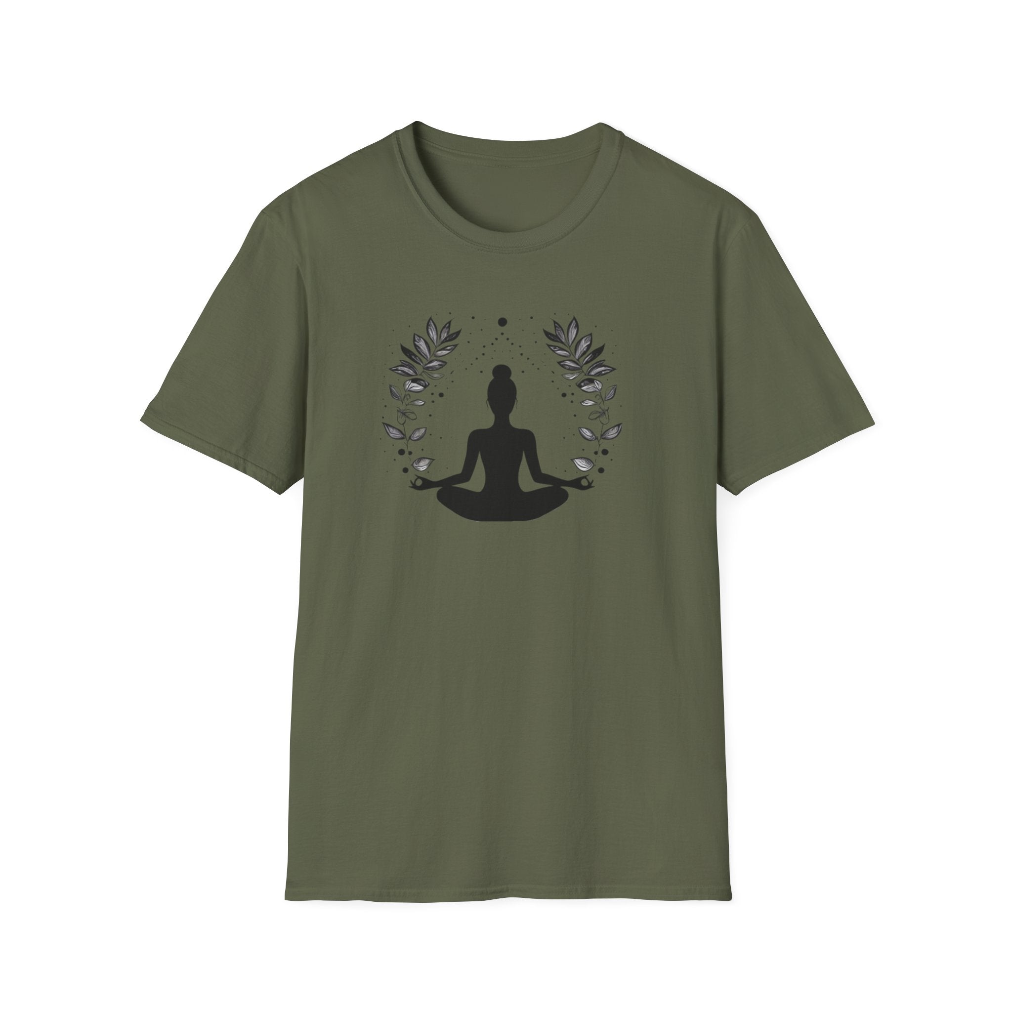 Peaceful Meditation Unisex Softstyle T-Shirt - Mindfulness & Relaxation Wear