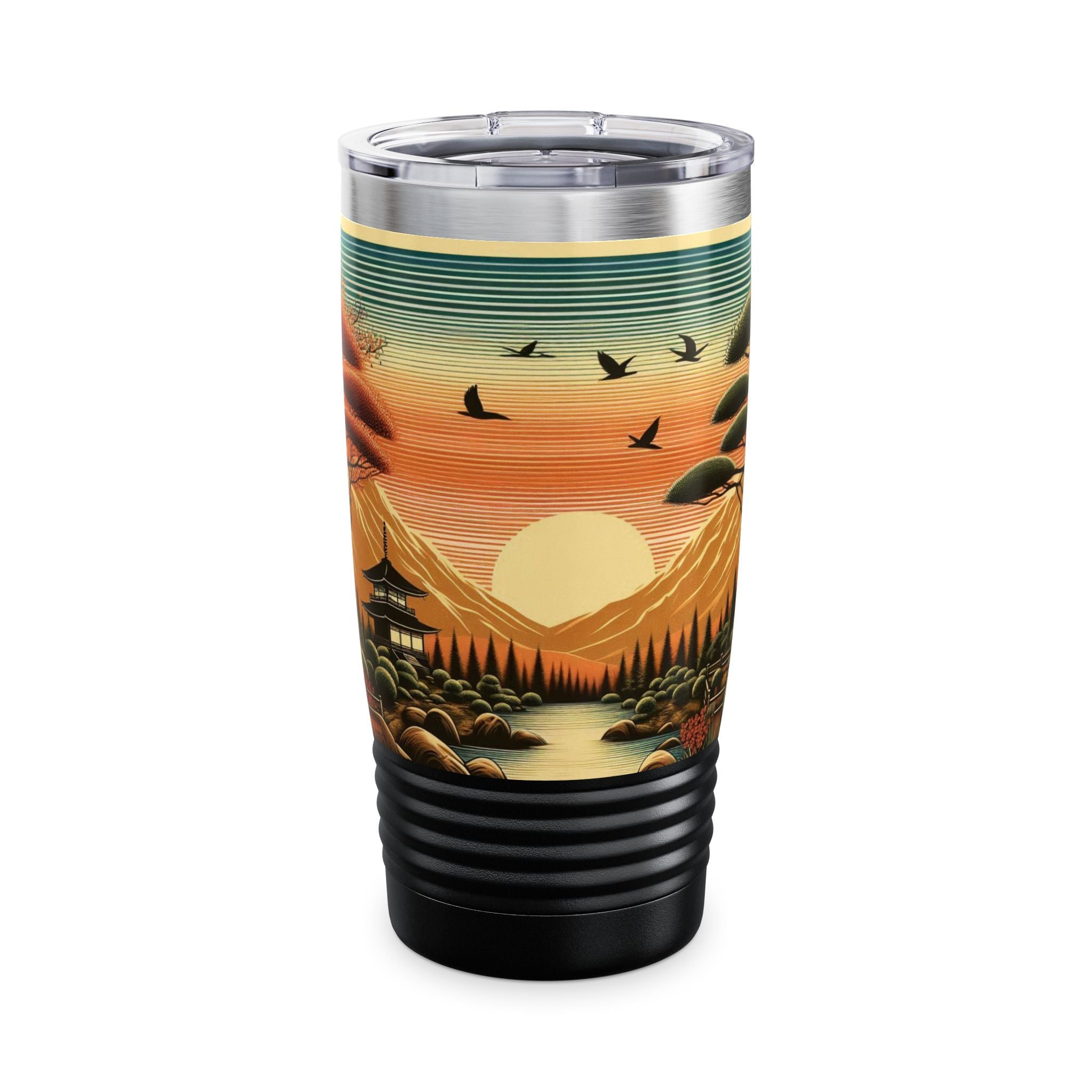 Zen Mountain Sunset Ringneck Tumbler - 20oz