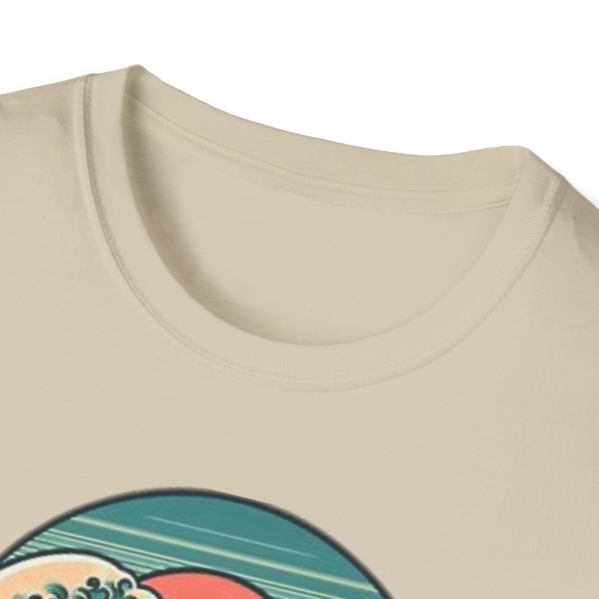 Vintage Wave Unisex Softstyle T-Shirt - Perfect for Beach Lovers & Outdoor Adventures