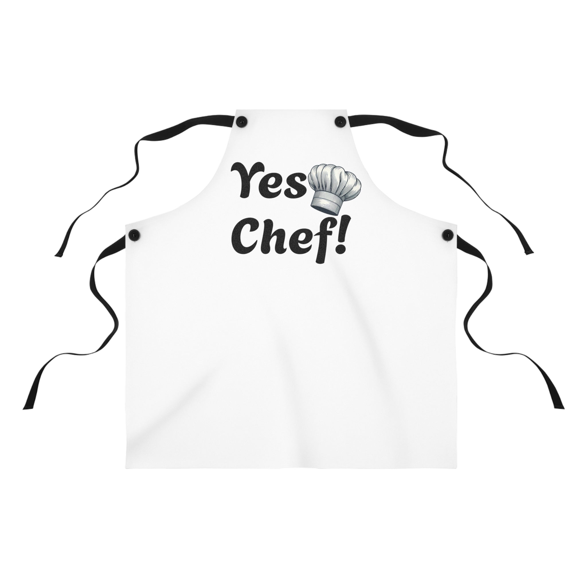 Chef Apron with 'Yes Chef!' Design - Perfect Gift for Cooking Enthusiasts