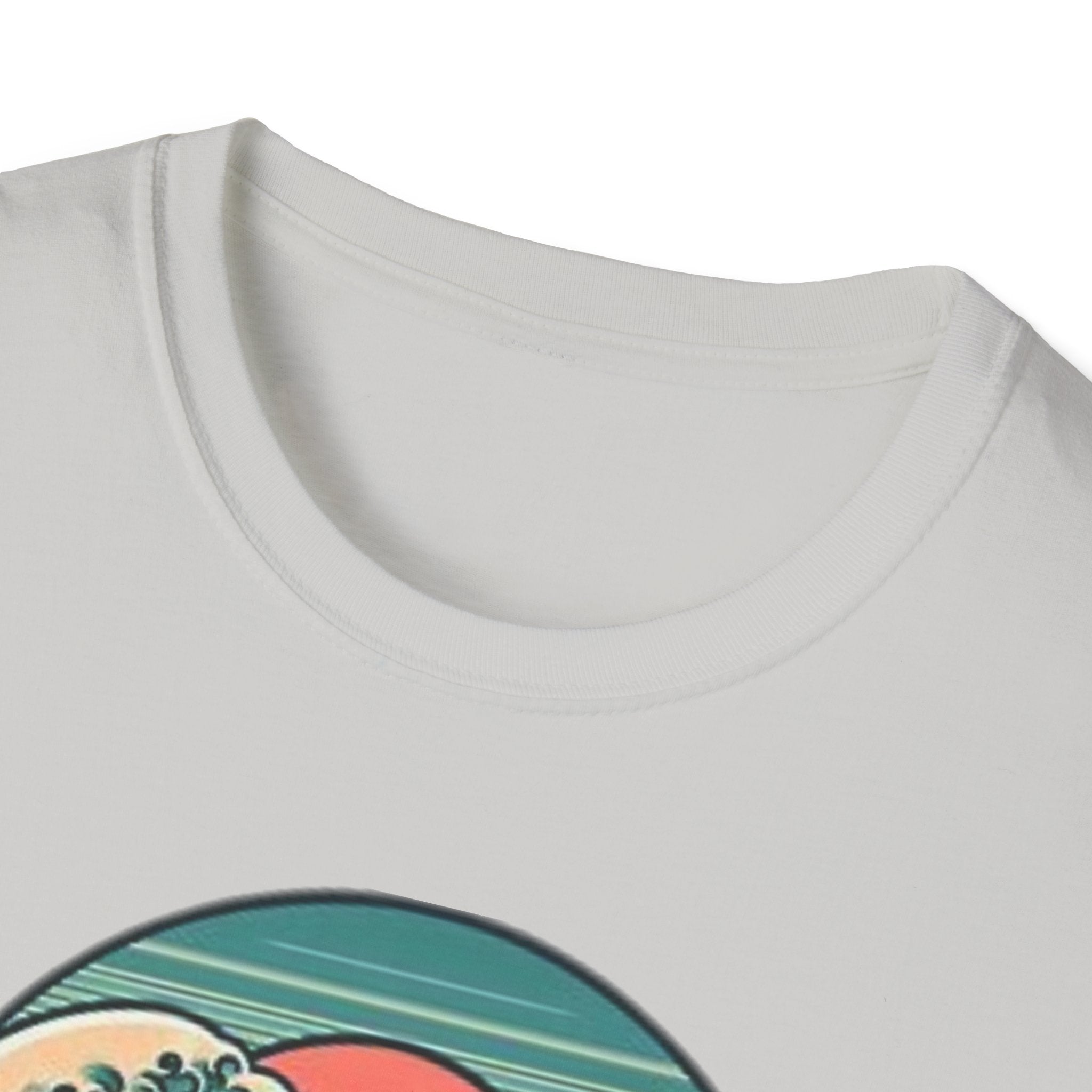 Vintage Wave Unisex Softstyle T-Shirt - Perfect for Beach Lovers & Outdoor Adventures