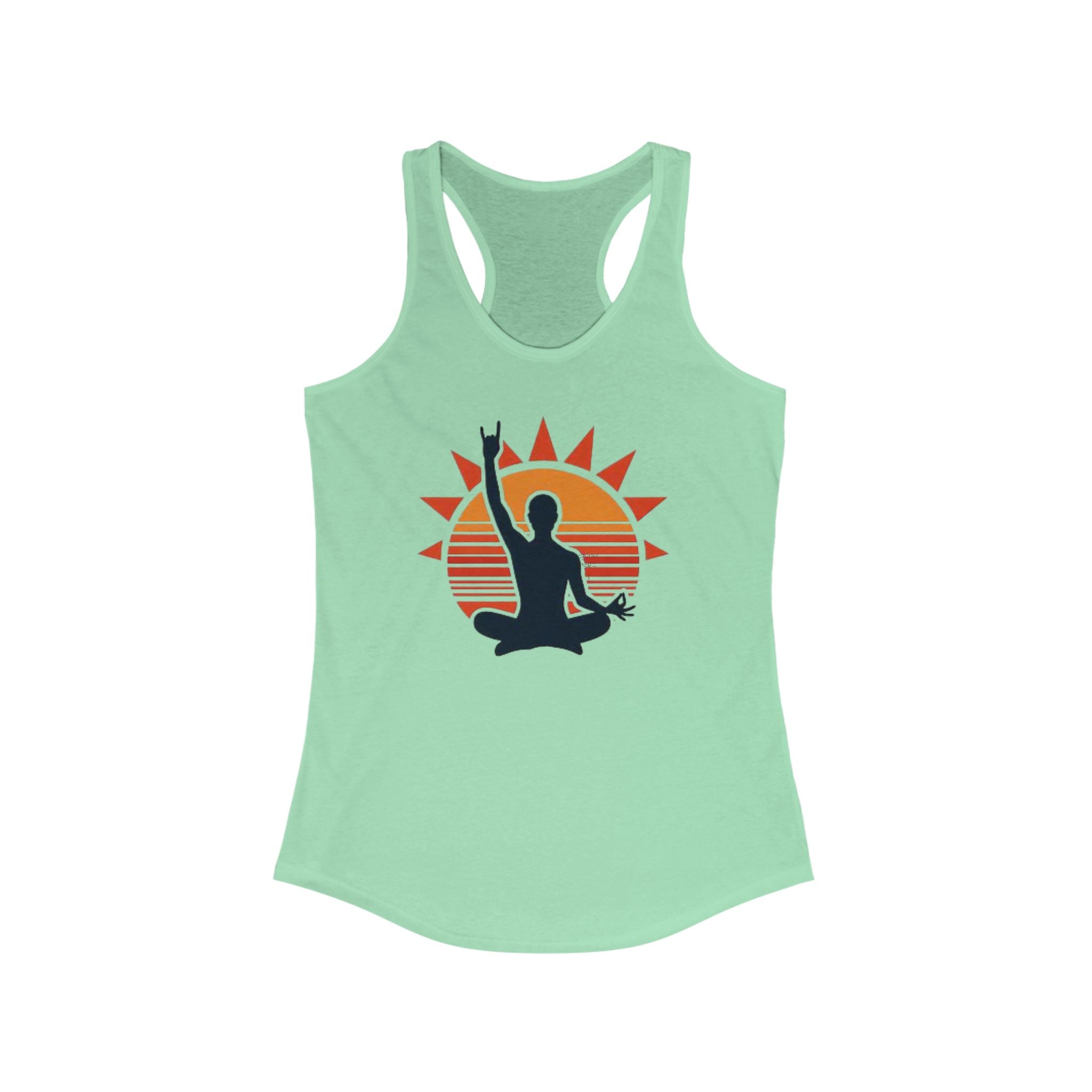 Rock The Moment Racerback Tank for Women - Relaxing and Stylish Activewear