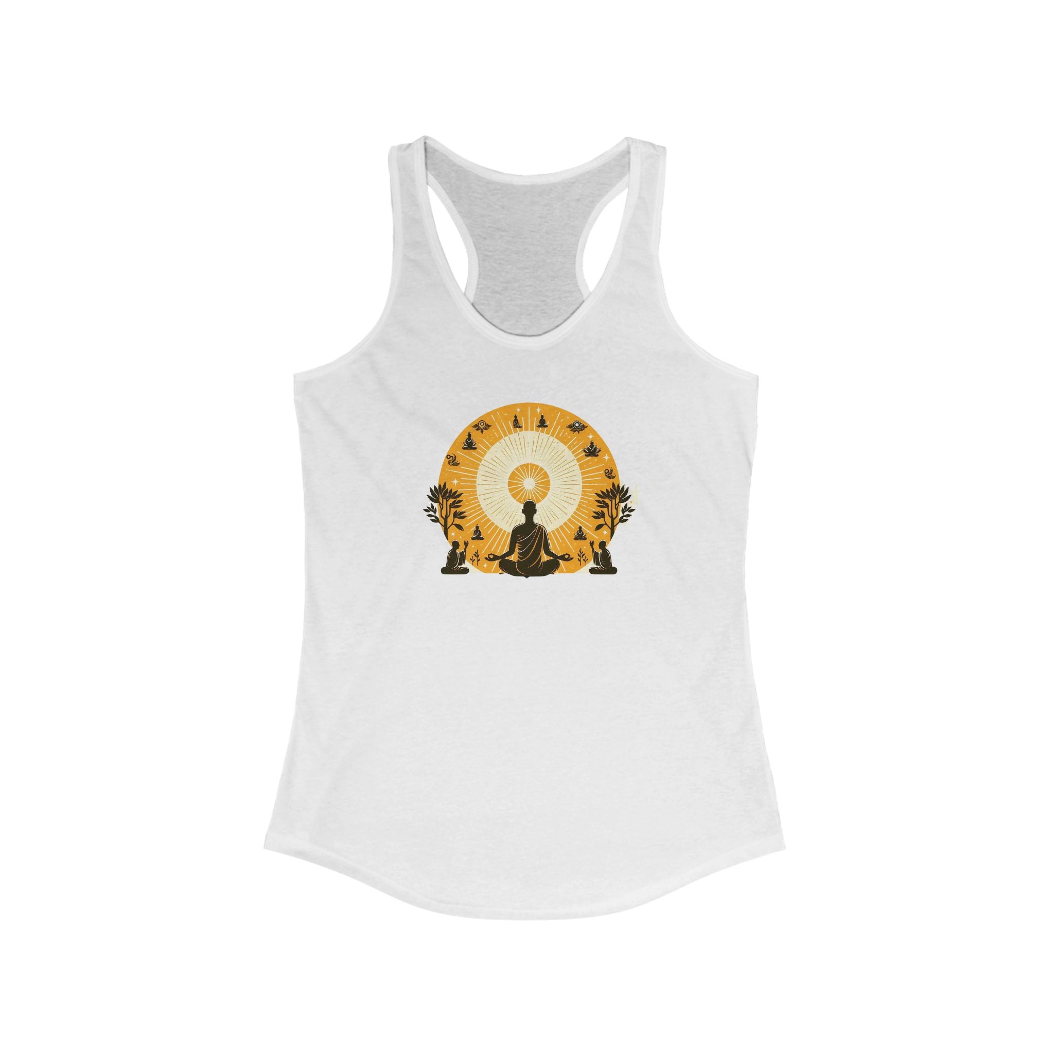 Golden Meditation Women's Racerback Tank