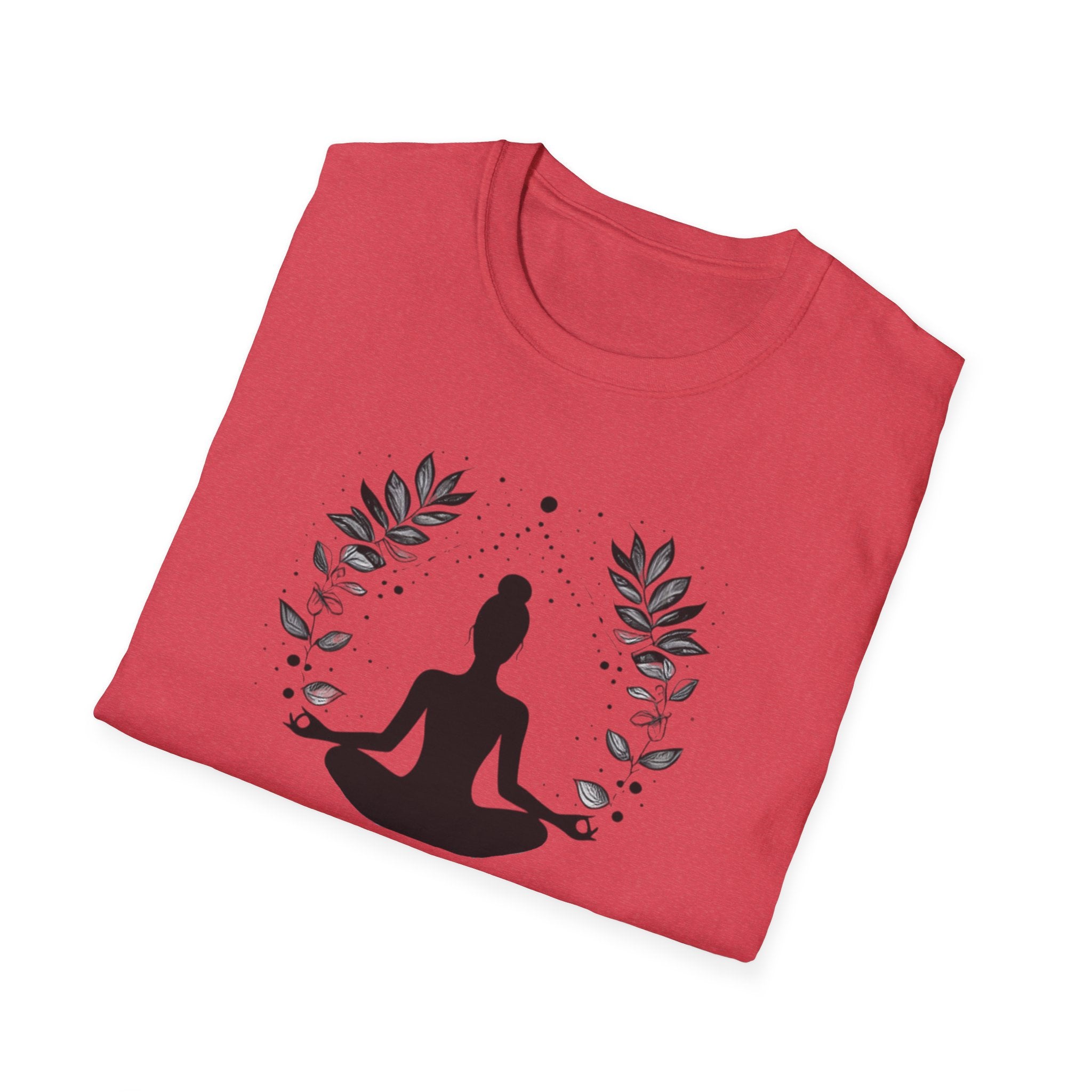 Peaceful Meditation Unisex Softstyle T-Shirt - Mindfulness & Relaxation Wear